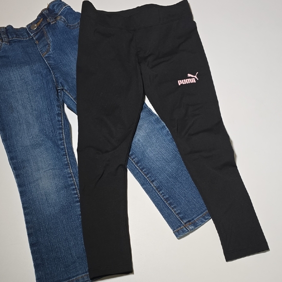 5/$30 BUNDLE of Jeans PUMA Leggings Long Sleeve Tops Bundle - Picture 4 of 7